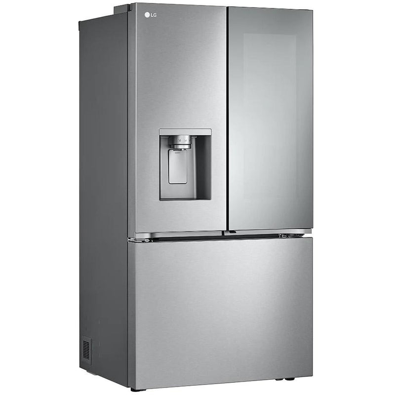  LG 36-inch, 26 cu. ft. Counter-Depth MAX™ French 3-Door Refrigerator with Mirror InstaView® LRYKC2606S IMAGE 6