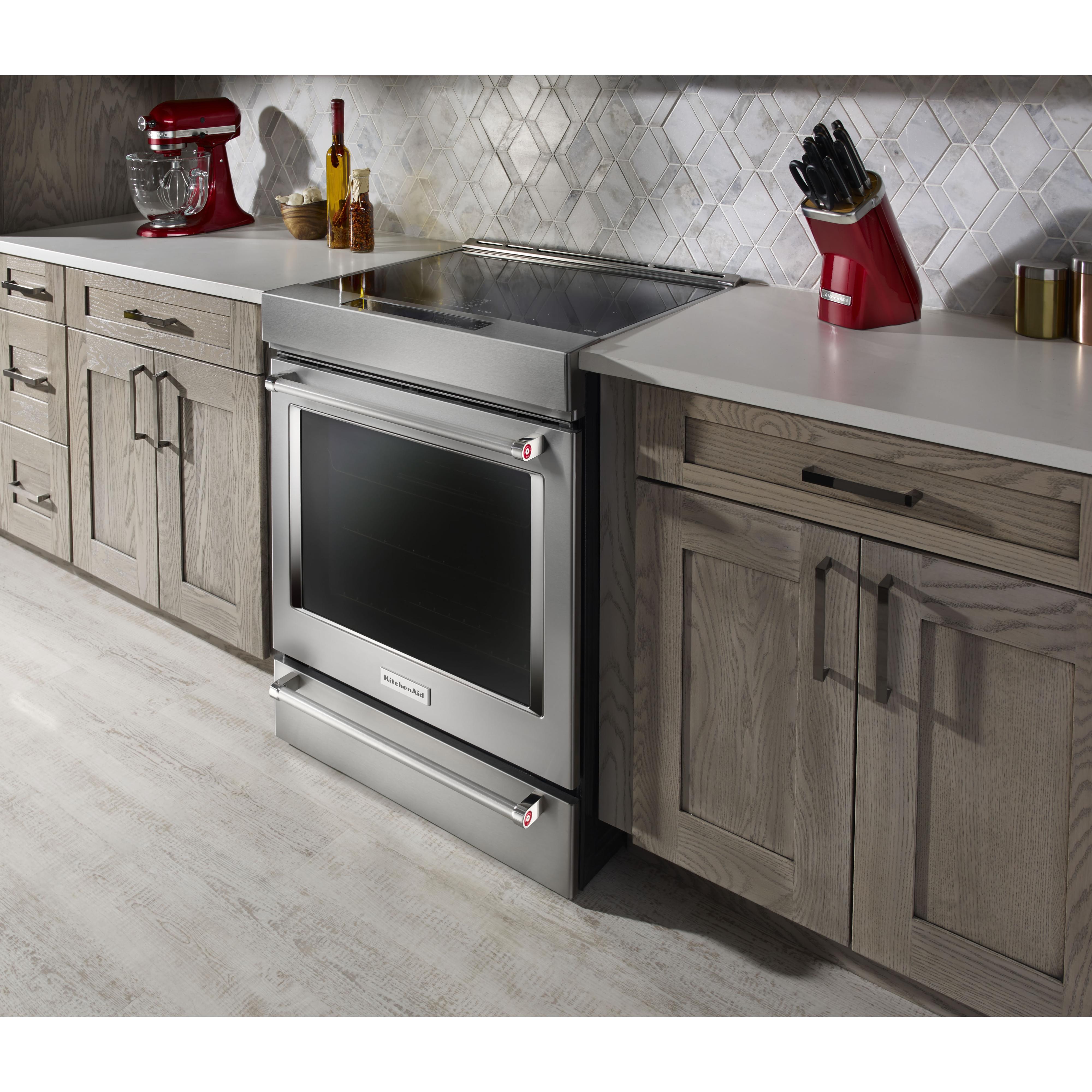  KitchenAid 30-inch Slide-In Induction Range with Air Fry Technology KSIS730PSS IMAGE 10