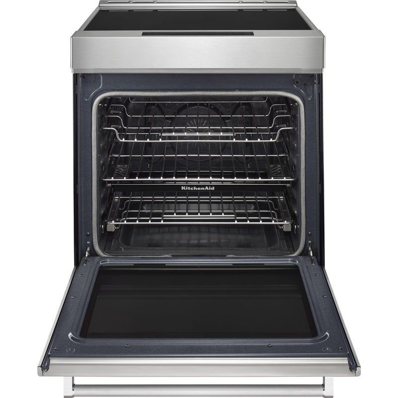  KitchenAid 30-inch Slide-In Induction Range with Air Fry Technology KSIS730PSS IMAGE 3