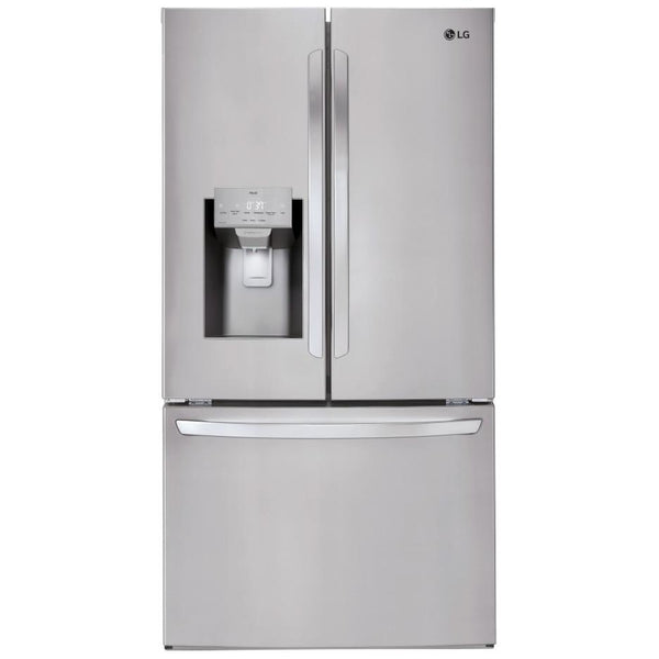  LG 36-inch 27.7 cu. ft. 3-Door French Door Refrigerator with Smart Diagnosis LRFS28XBS IMAGE 1