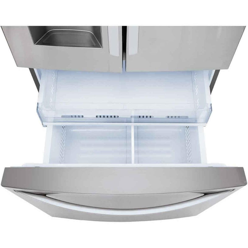  LG 36-inch 27.7 cu. ft. 3-Door French Door Refrigerator with Smart Diagnosis LRFS28XBS IMAGE 4