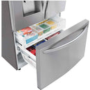 LG 36-inch 27.7 cu. ft. 3-Door French Door Refrigerator with Smart Diagnosis LRFS28XBS IMAGE 5