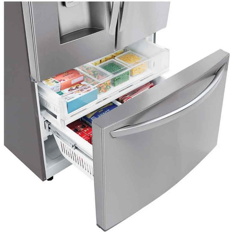  LG 36-inch 27.7 cu. ft. 3-Door French Door Refrigerator with Smart Diagnosis LRFS28XBS IMAGE 5