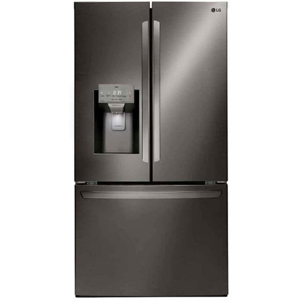  LG 36-inch 27.7 cu. ft. 3-Door French Door Refrigerator with Smart Diagnosis LRFS28XBD IMAGE 1