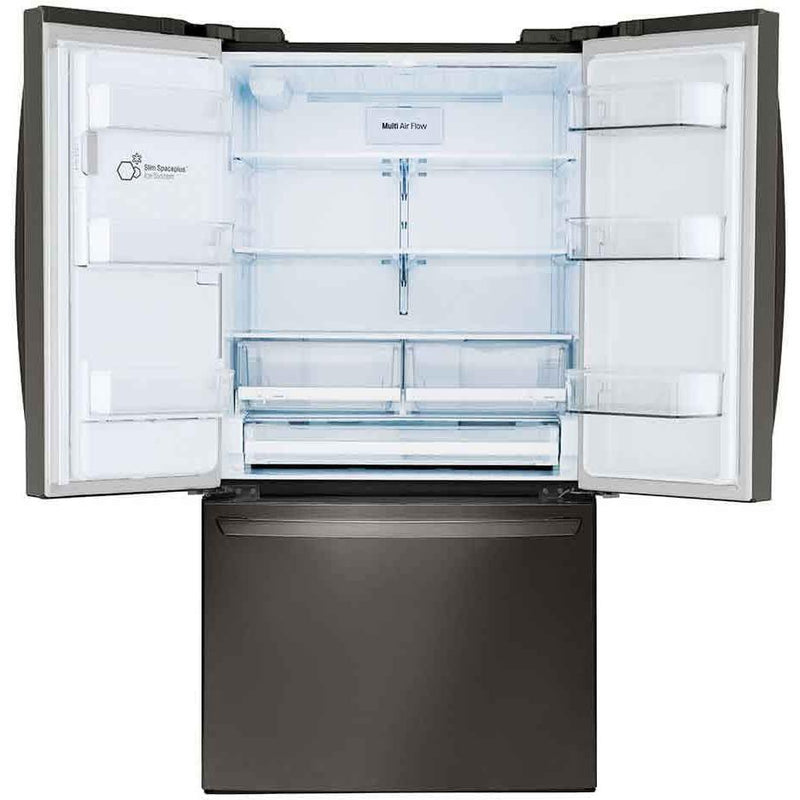  LG 36-inch 27.7 cu. ft. 3-Door French Door Refrigerator with Smart Diagnosis LRFS28XBD IMAGE 3
