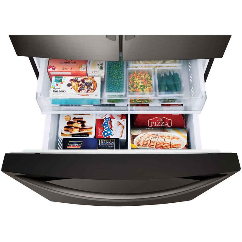  LG 36-inch 27.7 cu. ft. 3-Door French Door Refrigerator with Smart Diagnosis LRFS28XBD IMAGE 5
