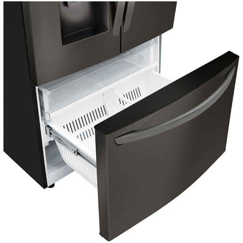  LG 36-inch 27.7 cu. ft. 3-Door French Door Refrigerator with Smart Diagnosis LRFS28XBD IMAGE 6