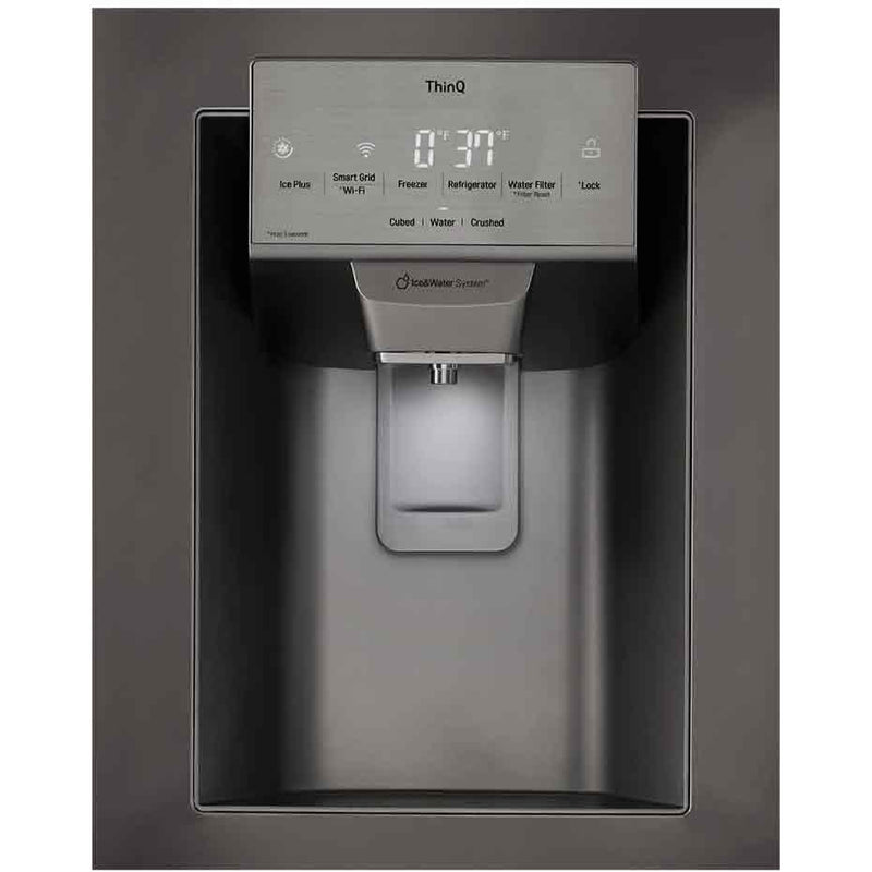  LG 36-inch 27.7 cu. ft. 3-Door French Door Refrigerator with Smart Diagnosis LRFS28XBD IMAGE 7