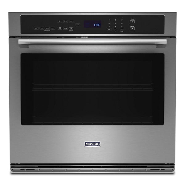  Maytag 27-inch Built-in Single Wall Oven with Convection MOES6027LZ IMAGE 1