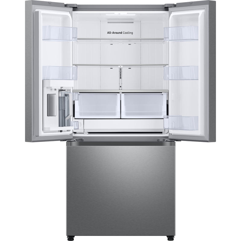  Samsung 33-inch, 24.5 cu. ft. French 3-Door Refrigerator with Beverage Center™ RF25C5551SR/AA IMAGE 2