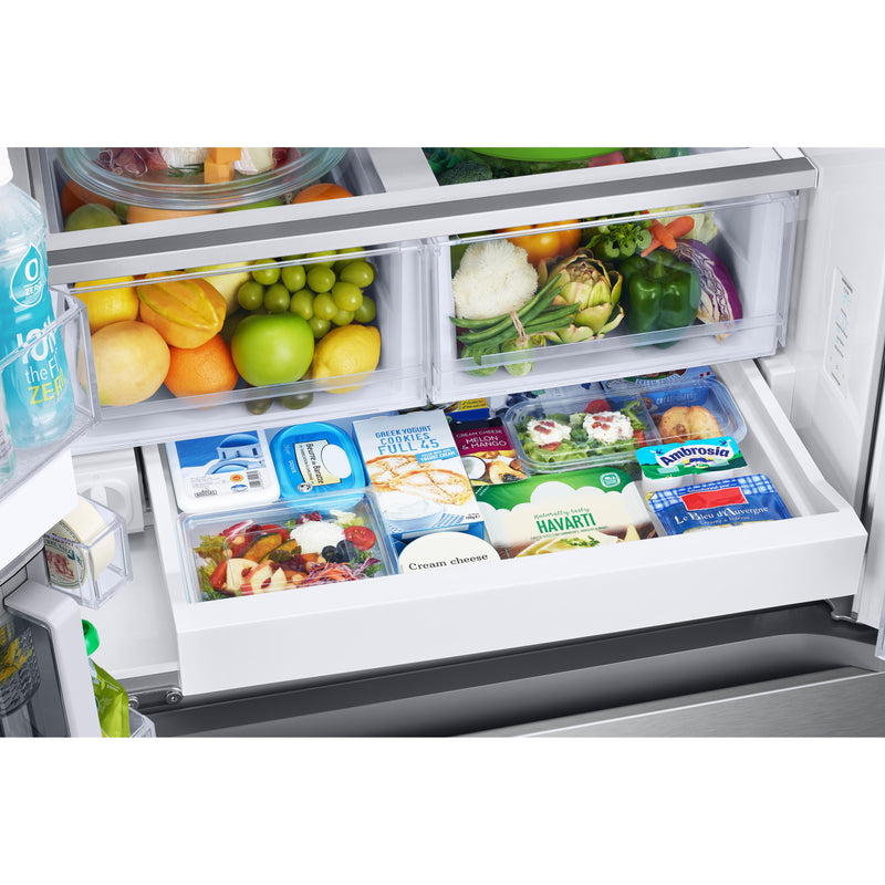  Samsung 33-inch, 24.5 cu. ft. French 3-Door Refrigerator with Beverage Center™ RF25C5551SR/AA IMAGE 8