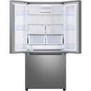  Samsung 33-inch, 25 cu. ft. French 3-Door Refrigerator with Dual Auto Ice Maker with Ice Bites™ RF25C5151SR/AA IMAGE 2