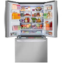  LG 36-inch, 26 cu. ft. Counter-Depth French 3-Door Refrigerator with Dual Ice Makers LRFXC2606S IMAGE 3