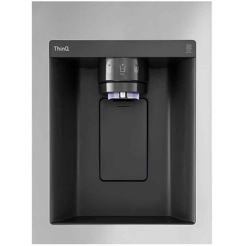  LG 36-inch, 26 cu. ft. Counter-Depth French 3-Door Refrigerator with Dual Ice Makers LRFXC2606S IMAGE 5