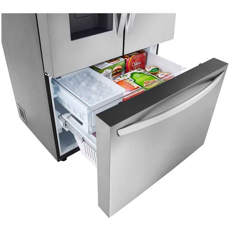  LG 36-inch, 26 cu. ft. Counter-Depth French 3-Door Refrigerator with Dual Ice Makers LRFXC2606S IMAGE 6