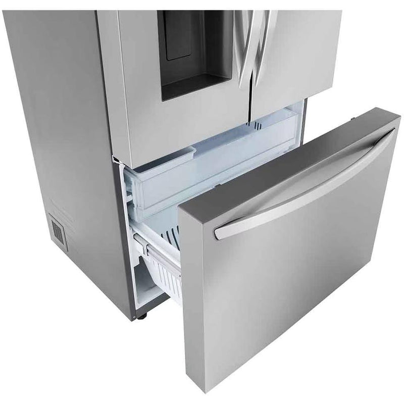  LG 36-inch, 26 cu. ft. Counter-Depth French 3-Door Refrigerator with Dual Ice Makers LRFXC2606S IMAGE 7