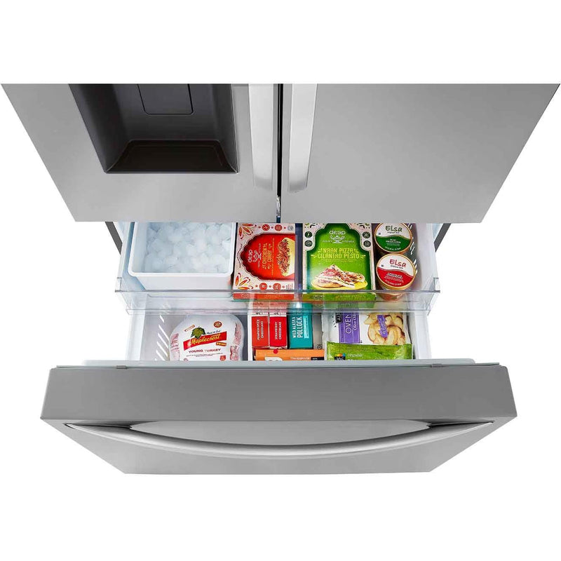  LG 36-inch, 26 cu. ft. Counter-Depth French 3-Door Refrigerator with Dual Ice Makers LRFXC2606S IMAGE 8