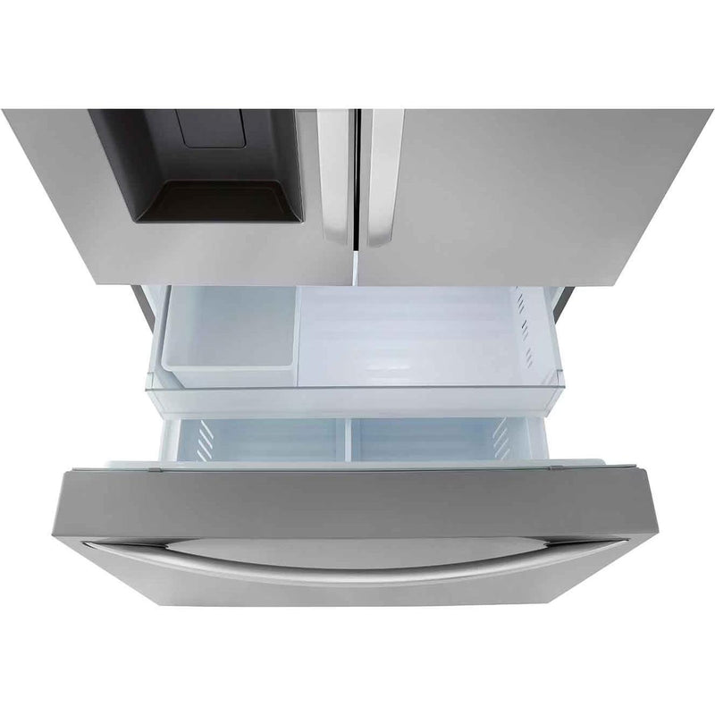  LG 36-inch, 26 cu. ft. Counter-Depth French 3-Door Refrigerator with Dual Ice Makers LRFXC2606S IMAGE 9