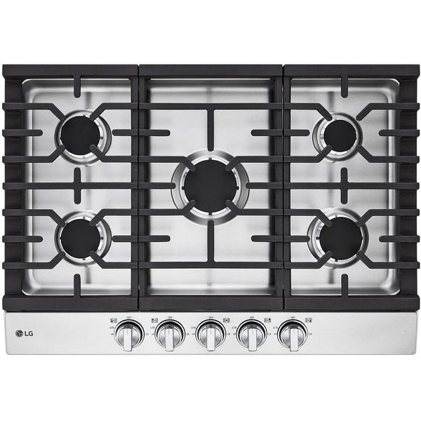  LG 30-inch Built-in Gas Cooktop CBGJ3023S IMAGE 1