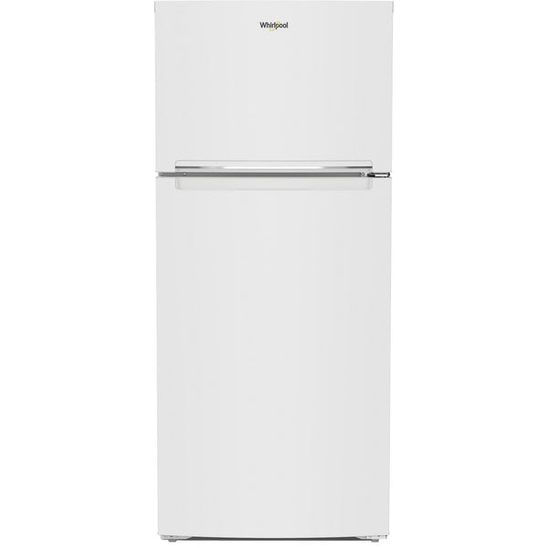  Whirlpool 28-inch, 16.6 cu. ft. Freestanding Top Freezer Refrigerator WRTX5028PW IMAGE 1