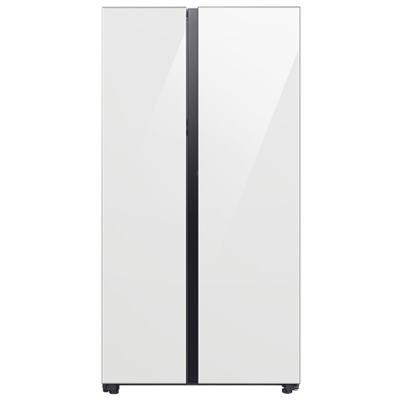  Samsung Bespoke 36-inch, 22.6 cu. ft. Counter-Depth Side-by-Side Refrigerator with Beverage Center™ RS23CB760012AA IMAGE 1