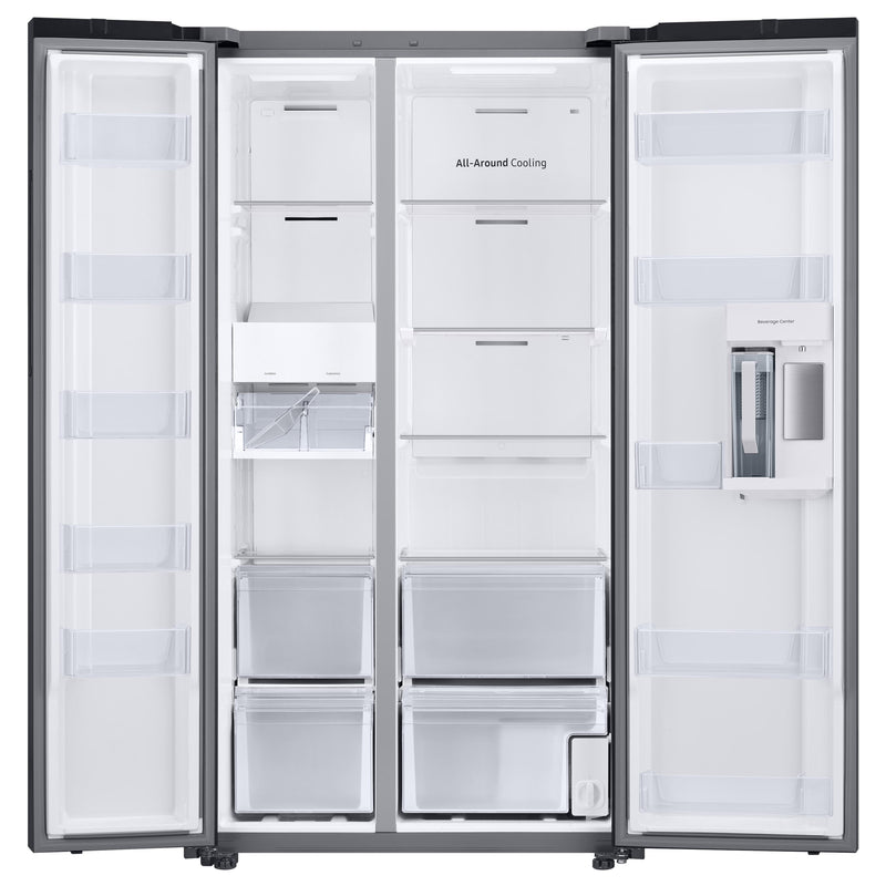  Samsung Bespoke 36-inch, 22.6 cu. ft. Counter-Depth Side-by-Side Refrigerator with Beverage Center™ RS23CB760012AA IMAGE 2