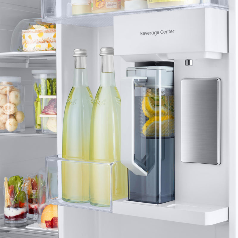  Samsung Bespoke 36-inch, 22.6 cu. ft. Counter-Depth Side-by-Side Refrigerator with Beverage Center™ RS23CB760012AA IMAGE 8
