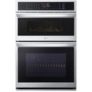  LG 30-inch, 6.4 cu.ft. Built-in Combination Wall Oven with ThinQ® Technology WCEP6427F IMAGE 1