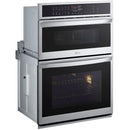  LG 30-inch, 6.4 cu.ft. Built-in Combination Wall Oven with ThinQ® Technology WCEP6427F IMAGE 2