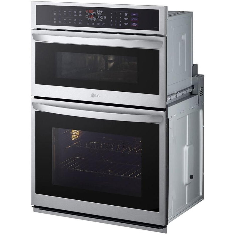  LG 30-inch, 6.4 cu.ft. Built-in Combination Wall Oven with ThinQ® Technology WCEP6427F IMAGE 3
