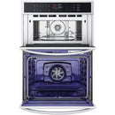  LG 30-inch, 6.4 cu.ft. Built-in Combination Wall Oven with ThinQ® Technology WCEP6427F IMAGE 4