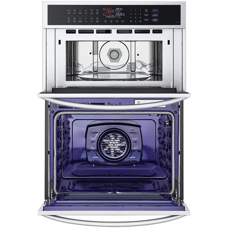  LG 30-inch, 6.4 cu.ft. Built-in Combination Wall Oven with ThinQ® Technology WCEP6427F IMAGE 4