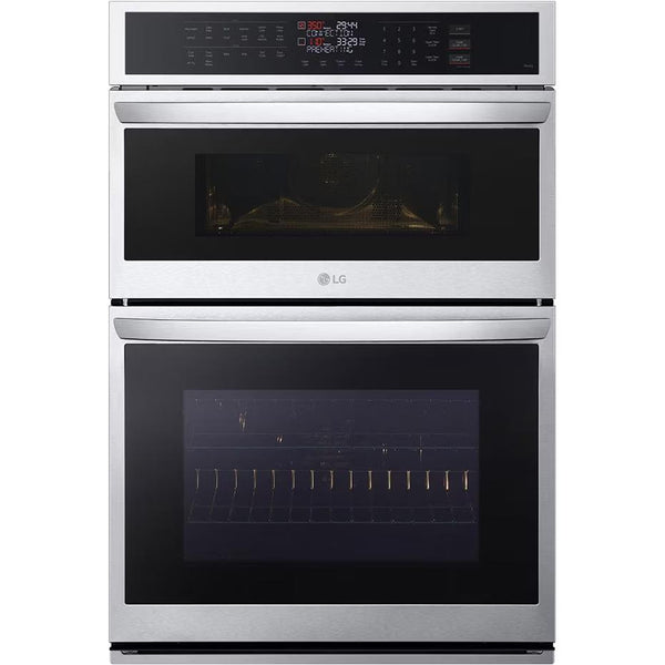  LG 30-inch, 6.4 cu.ft. Built-in Combination Wall Oven with ThinQ® Technology WCEP6423F IMAGE 1