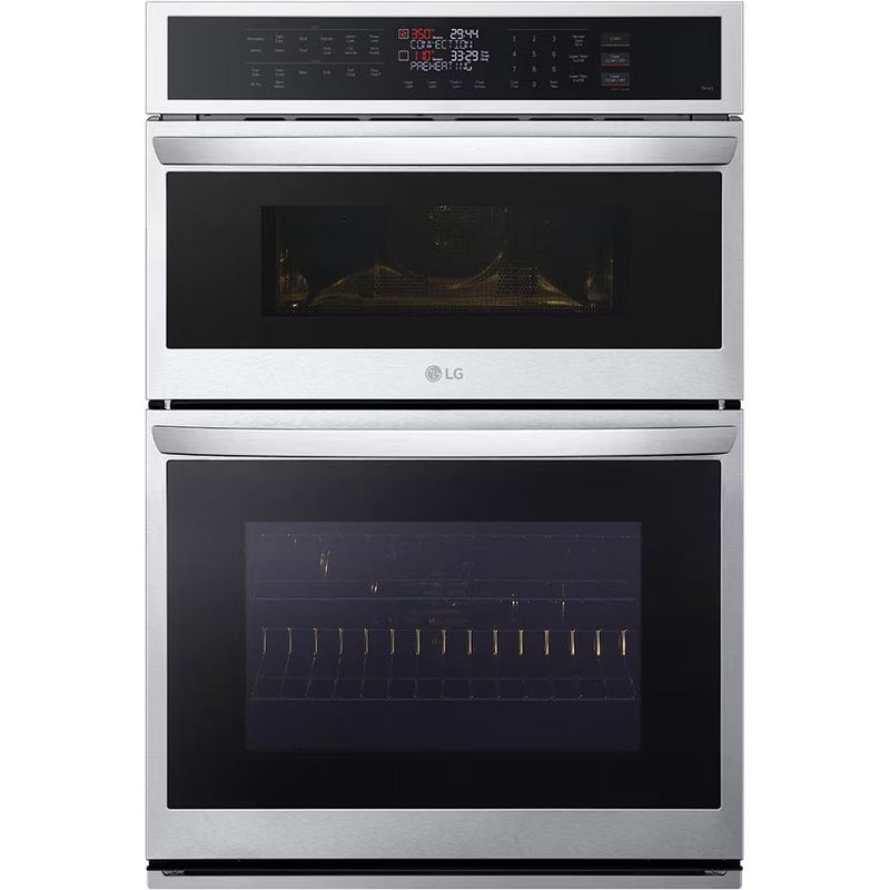  LG 30-inch, 6.4 cu.ft. Built-in Combination Wall Oven with ThinQ® Technology WCEP6423F IMAGE 1