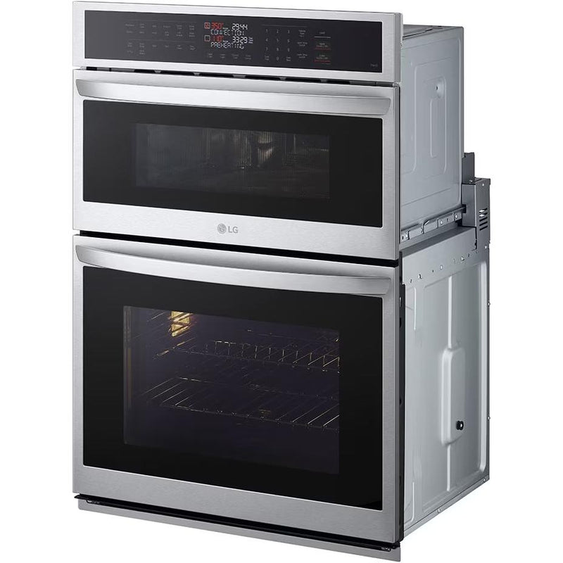  LG 30-inch, 6.4 cu.ft. Built-in Combination Wall Oven with ThinQ® Technology WCEP6423F IMAGE 3