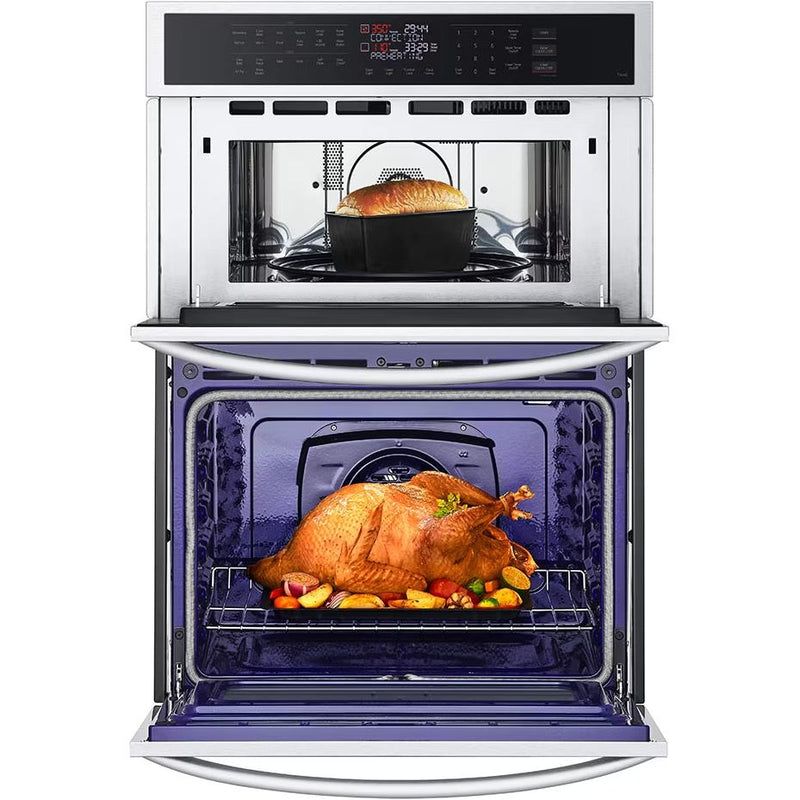  LG 30-inch, 6.4 cu.ft. Built-in Combination Wall Oven with ThinQ® Technology WCEP6423F IMAGE 5
