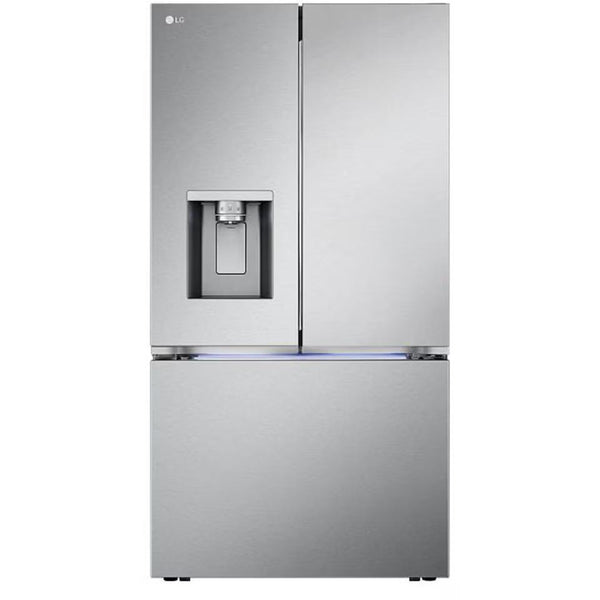  LG 36-inch, 26 cu. ft. Counter-Depth French 3-Door Refrigerator with Four Types of Ice LRYXC2606S IMAGE 1