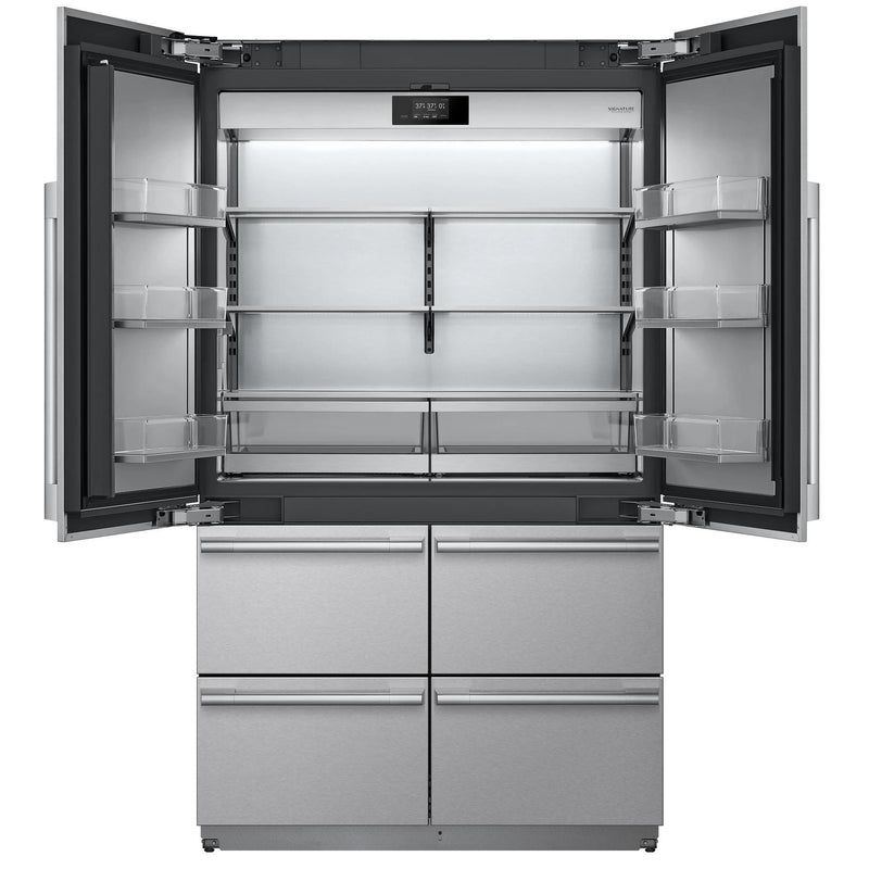  Signature Kitchen Suite 48-inch, 26 cu. ft. Built-in French 6-Door Refrigerator with Wi-Fi SKSFD4826P IMAGE 2