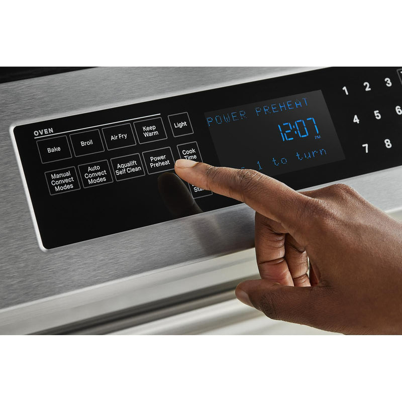  Maytag 30-inch, 6.4 cu. ft. Slide-in Electric Range with Air Fry Technology YMES8800PZ IMAGE 9