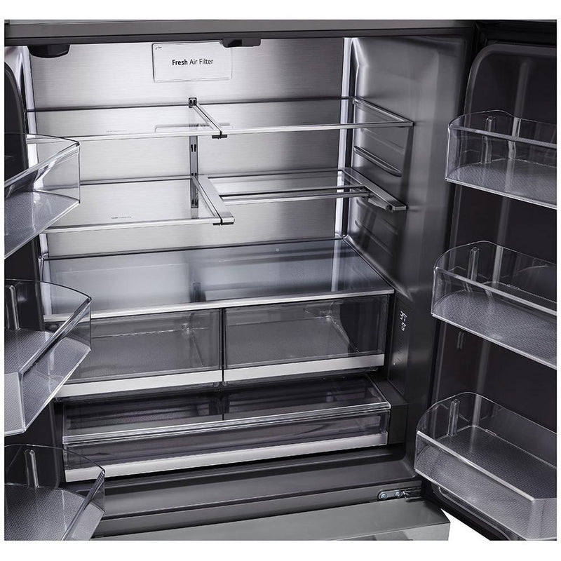  LG STUDIO Studio 36-inch, 26.5 cu.ft. Counter-Depth French 3-Door Refrigerator with ThinQ® Technology SRFB27S3 IMAGE 8