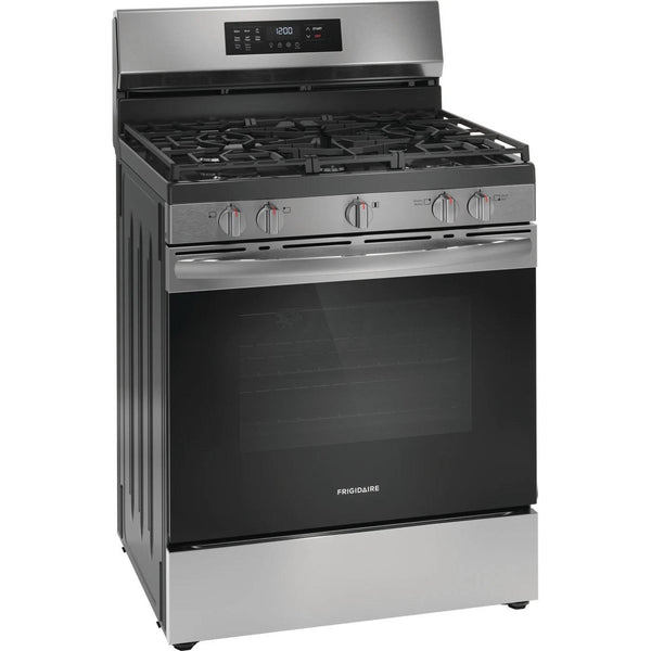  Frigidaire 30-inch Gas Range with Air Fry FCRG3083AS IMAGE 1