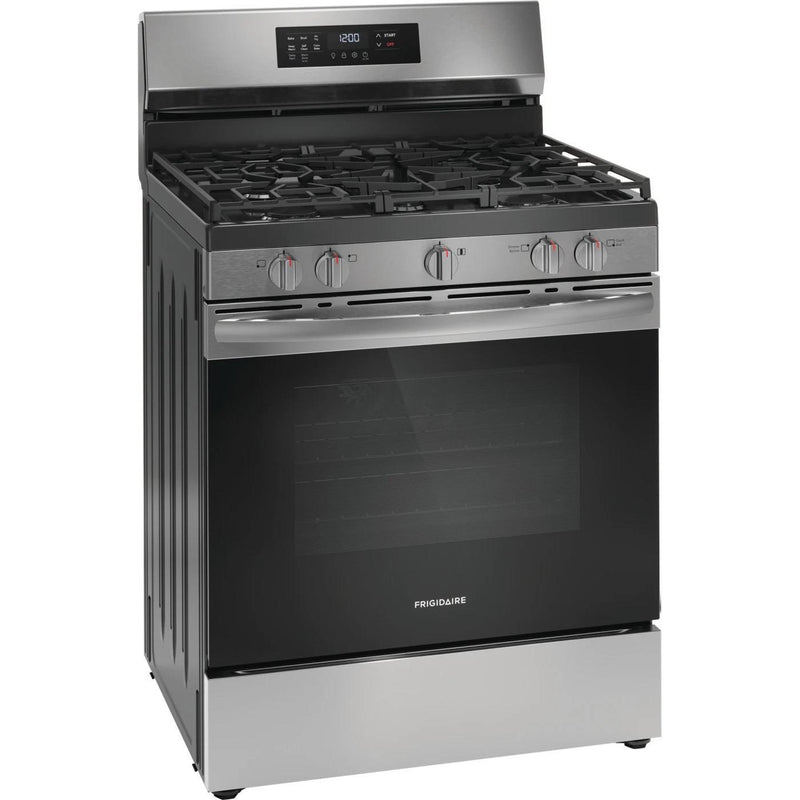  Frigidaire 30-inch Gas Range with Air Fry FCRG3083AS IMAGE 1