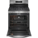  Frigidaire 30-inch Gas Range with Air Fry FCRG3083AS IMAGE 2