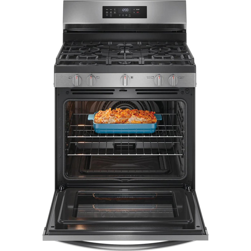  Frigidaire 30-inch Gas Range with Air Fry FCRG3083AS IMAGE 3