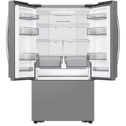  Samsung 36-inch, 26.5 cu. ft. Counter-Depth French 3-Door Refrigerator RF27CG5100SRAA IMAGE 2