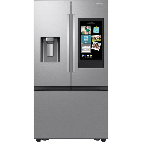  Samsung 36-inch, 25 cu. ft. Counter-Depth French 3-Door Refrigerator with Family Hub™ RF27CG5900SRAC IMAGE 1