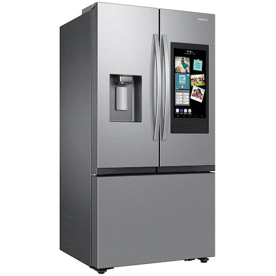  Samsung 36-inch, 25 cu. ft. Counter-Depth French 3-Door Refrigerator with Family Hub™ RF27CG5900SRAC IMAGE 4
