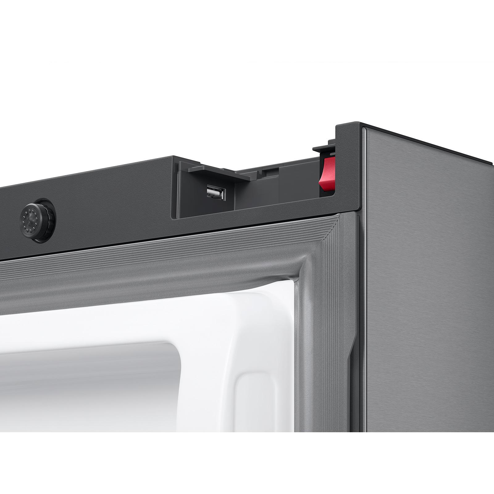  Samsung 36-inch, 25 cu. ft. Counter-Depth French 3-Door Refrigerator with Family Hub™ RF27CG5900SRAC IMAGE 5