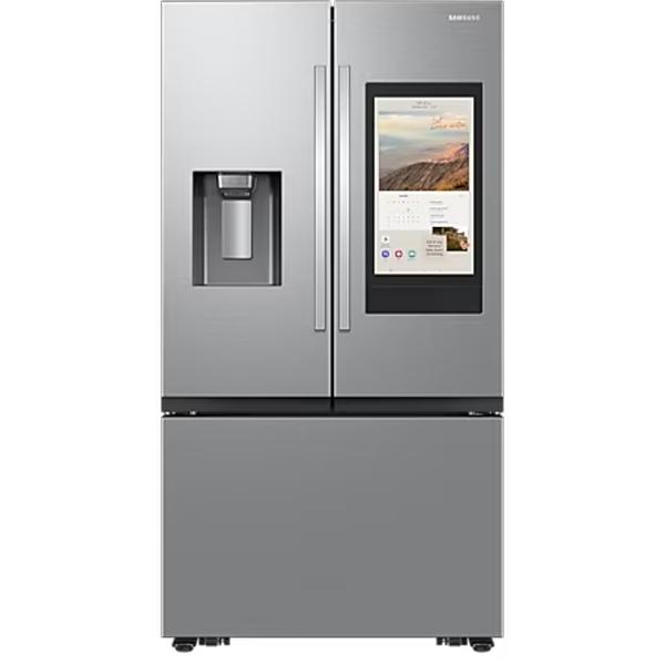  Samsung 36-inch, 30 cu. ft. French 3-Door Refrigerator with Family Hub™ RF32CG5900SRAC IMAGE 2