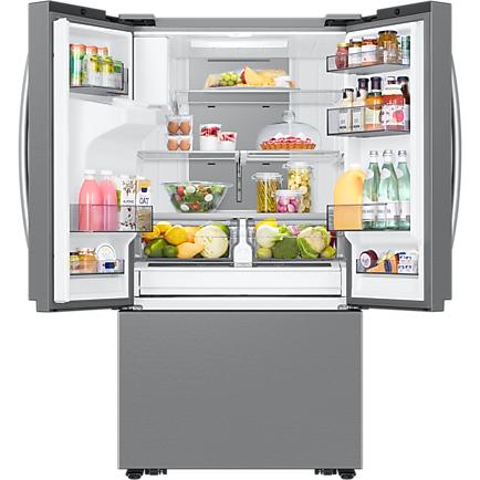  Samsung 36-inch, 30 cu. ft. French 3-Door Refrigerator with Family Hub™ RF32CG5900SRAC IMAGE 6